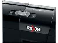 Rexel Makuleringsmaskin Secure X6, krysskutt P4 (sort) Makuleringsmaskiner