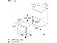 Siemens iQ700 BF722L1B1 Mikrobølgeovn (sort) Mikrobølgeovn