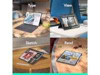 Logitech iPad Pro 13" Combo Touch tastaturdeksel (grafitt) Deksel til nettbrett