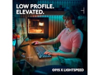 Logitech G915 X Lightspeed Trådløst Gamingtastatur (sort) Gamingtastatur