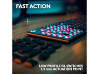 Logitech G915 X Lightspeed Trådløst Gamingtastatur (sort) Gamingtastatur