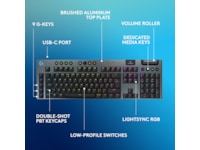 Logitech G915 X Lightspeed Trådløst Gamingtastatur (sort) Gamingtastatur