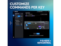 Logitech G915 X Gamingtastatur (sort) Gamingtastatur