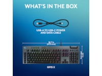 Logitech G915 X Gamingtastatur (sort) Gamingtastatur