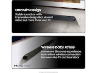 Samsung HW-S710D soundbar med subwoofer (sort) -B-Grade Demo DVD/Hi-Fi/stereo