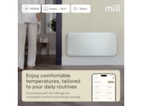 Mill Invisible Smart WiFi Gen 4 panelovn 1000W Panelovner