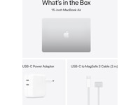 MacBook Air 15" M4 (2025) 256GB (sølv) PC - Bærbar / laptop