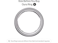 Oura Ring 4 Smart Ring str. 10 (sølv) -B-Grade Demo tilbehør til mobiler & klokker