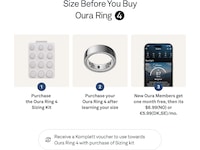 Oura Ring 4 Smart Ring str. 10 (sølv) -B-Grade Demo tilbehør til mobiler & klokker
