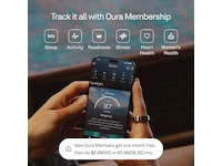 Oura Ring 4 Smart Ring str. 10 (sølv) -B-Grade Demo tilbehør til mobiler & klokker