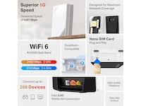 Mercusys MB520-5G 5G Router Mobilt bredbånd