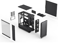 Fractal Design Epoch TG Mid Tower (sort) Midi tower