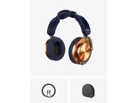 Dyson onTrac CNC Trådløse hodetelefoner, Over-Ear (copper) -B-Grade Demo headset