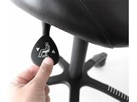 KENSON Flexsadel med skinn Kontorutstyr