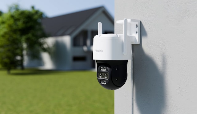 camera mounted on wall