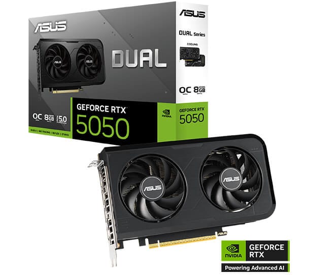 ASUS Dual GeForce RTX™ 5050 ASUS Dual GeForce RTX™ 5050