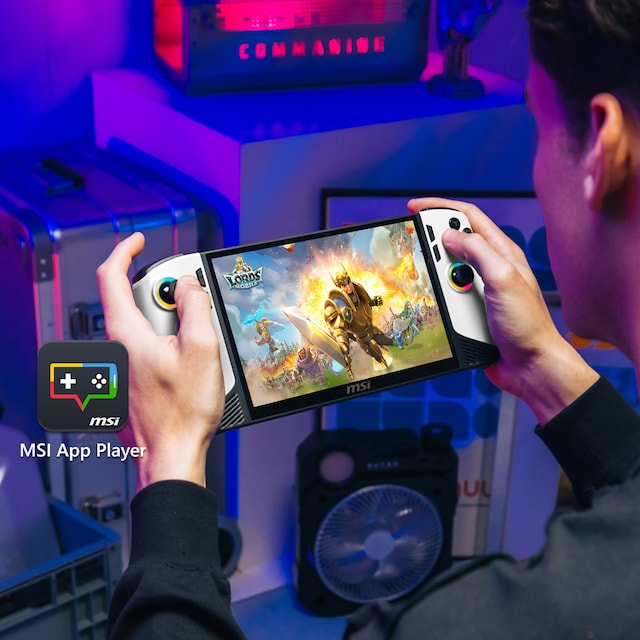 MSI Claw 8 AI+ Polar Tempest MSI Claw 8 AI+ Polar Tempest