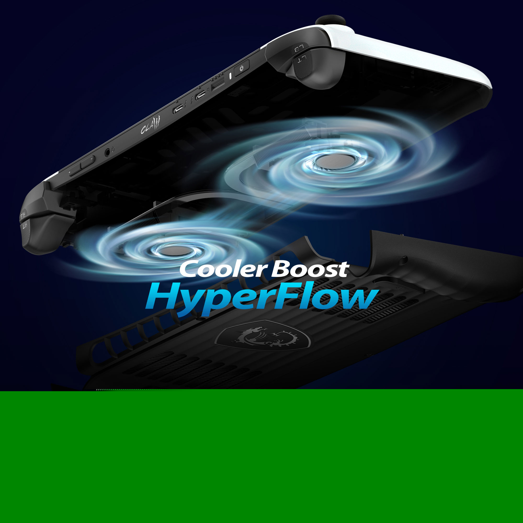 MSI Claw 8 AI+ Polar Tempest MSI Claw 8 AI+ Polar Tempest