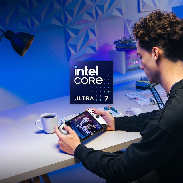 MSI Claw 8 AI+ Polar Tempest MSI Claw 8 AI+ Polar Tempest