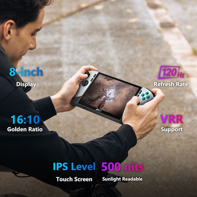 MSI Claw 8 AI+ Polar Tempest MSI Claw 8 AI+ Polar Tempest