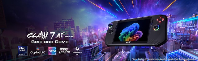 MSI Claw 7 AI+ MSI Claw 7 AI+