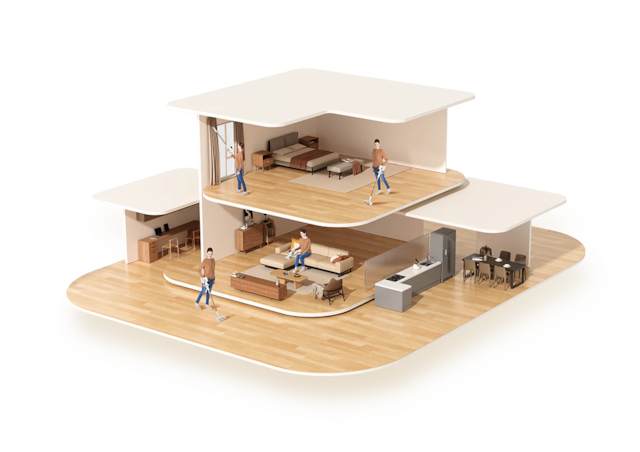 grundig rent uten kabler