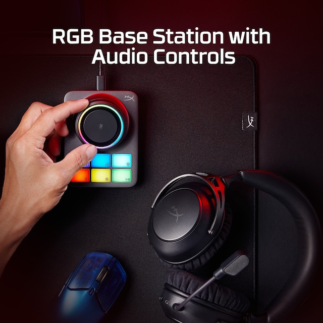 RGB BASE STATION WITH AUDIO CONTROLS RGB BASE STATION WITH AUDIO CONTROLS