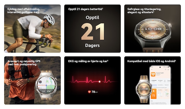 6 grunner til å kjøpe Huawei Watch GT 6 Pro