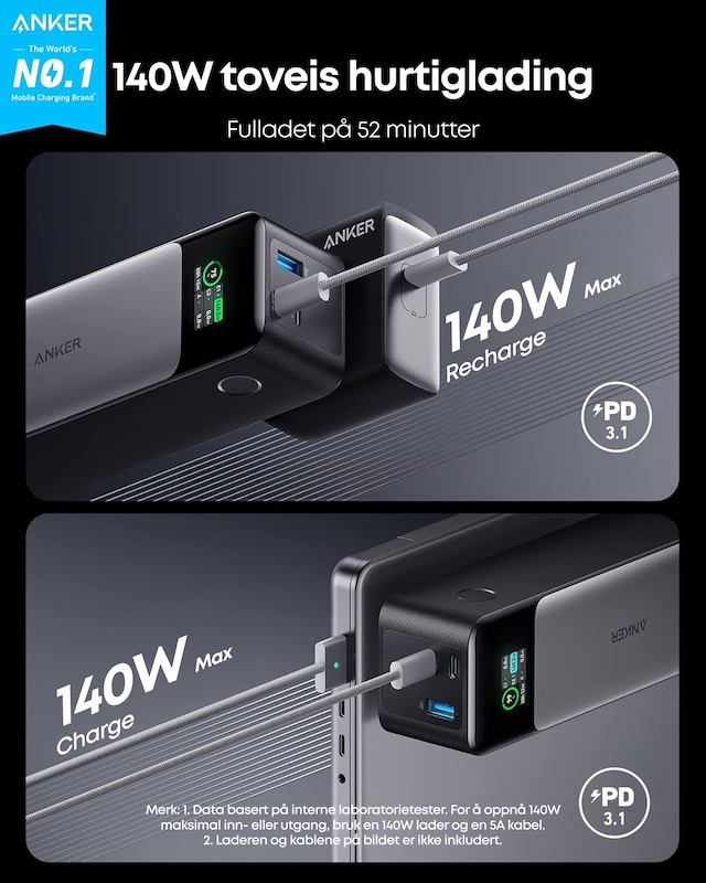 Anker 737 GaN Prime Powerbank Anker 737 GaN Prime Powerbank