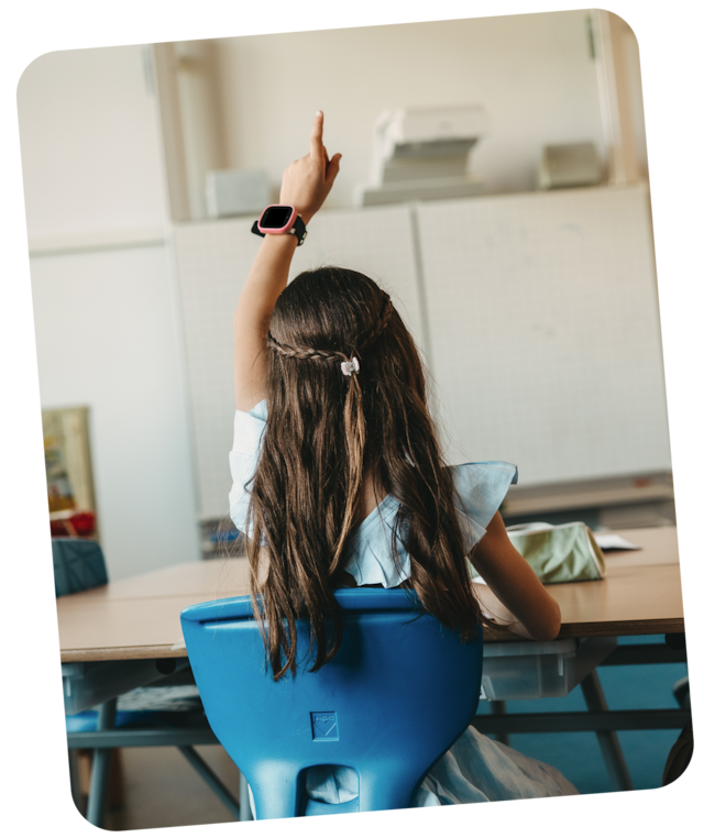 Children's smartwatch with school mode