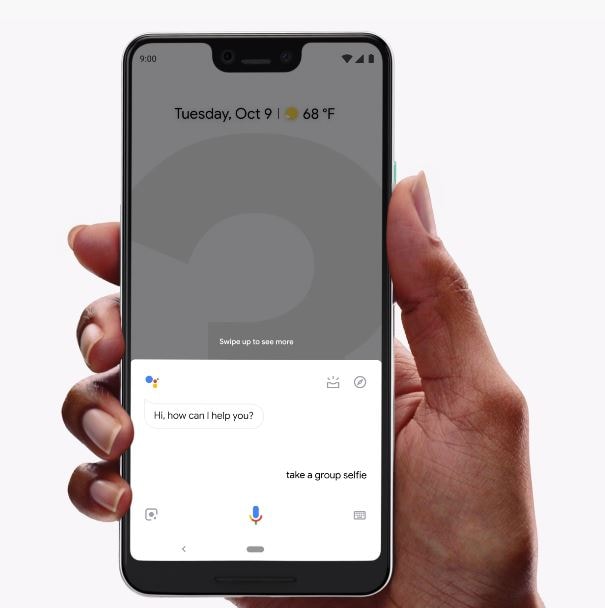 Google on pixel 3