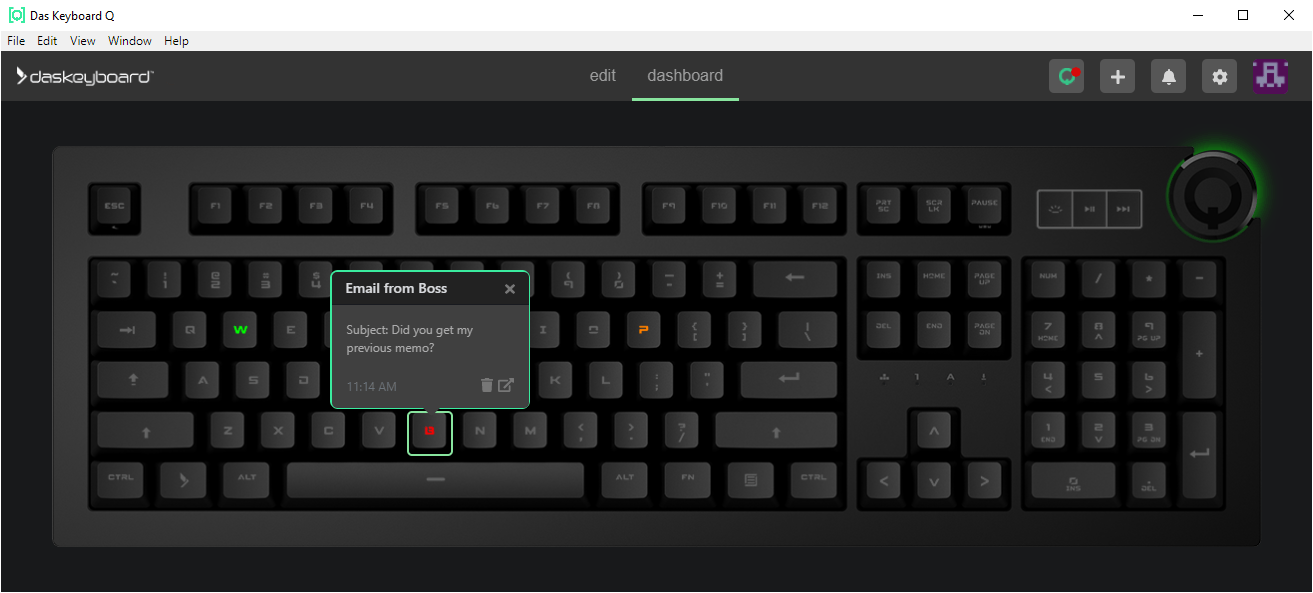 Das Keyboard 5Q RGB Gaming Tastatur KomplettBedrift.no