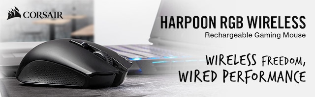 Corsair Gaming Harpoon RGB Wireless Mouse