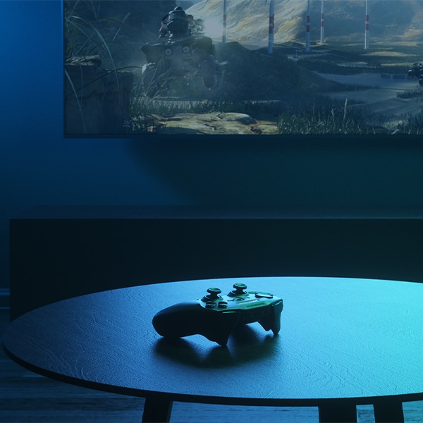 SteelSeries Stratus Duo Kontroller på et bord SteelSeries Stratus Duo Kontroller på et bord