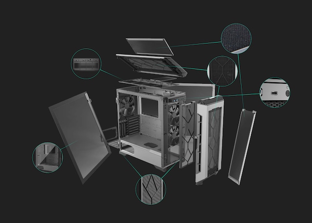 Detaljer om kabinettet Detaljer om kabinettet