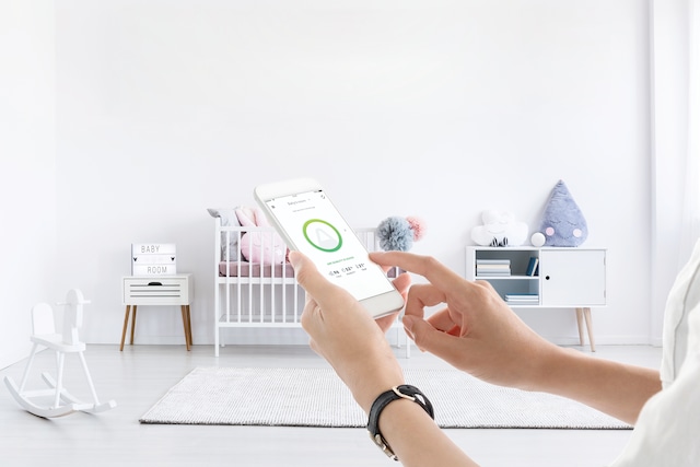 Airthings wave mini barnerom Airthings wave mini barnerom