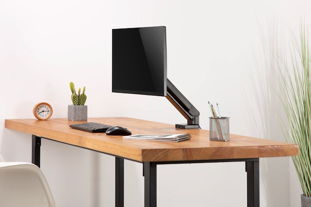 Kontorpult med monitorarm Kontorpult med monitorarm