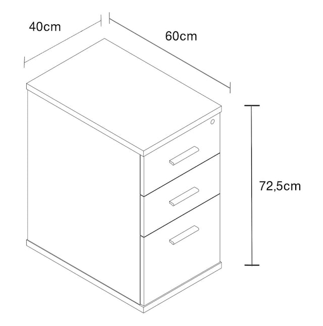 Strektegning med mål Strektegning med mål