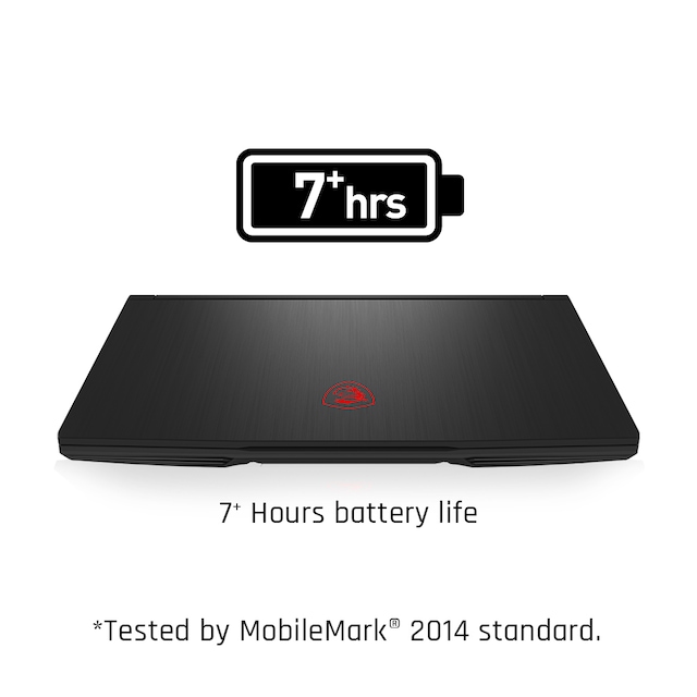 MSI GF65 tynn 15,6" FHD 120 Hz Batteritimer MSI GF65 tynn 15,6" FHD 120 Hz Batteritimer