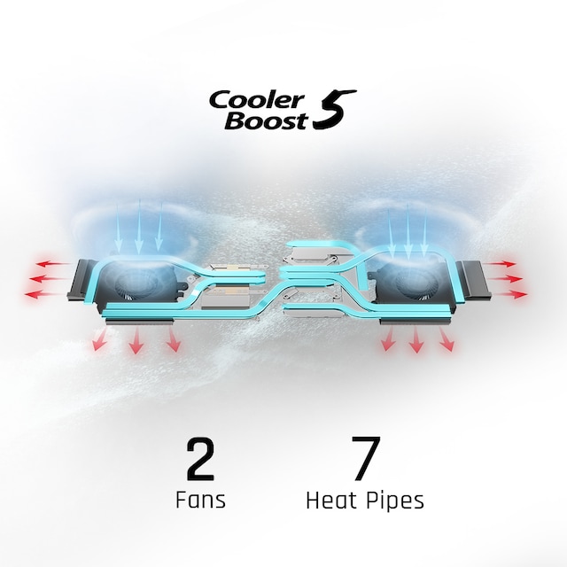 MSI GF65 tynn 15,6" FHD 120 Hz Cooler Booster 5 MSI GF65 tynn 15,6" FHD 120 Hz Cooler Booster 5