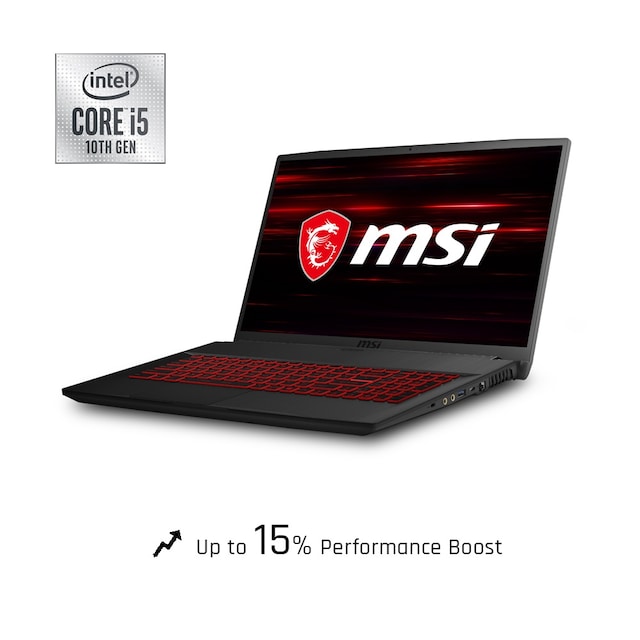MSI GF65 tynn 15,6" FHD 120 Hz Intel Core i5-prosessor MSI GF65 tynn 15,6" FHD 120 Hz Intel Core i5-prosessor