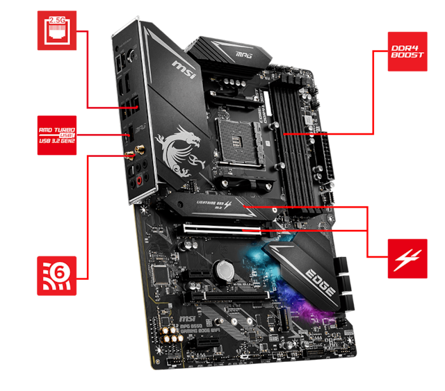 MSI MPG B550 GAMING EDGE WIFI