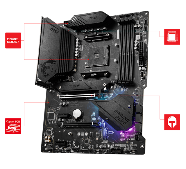 MSI MPG B550 GAMING PLUS MSI MPG B550 GAMING PLUS