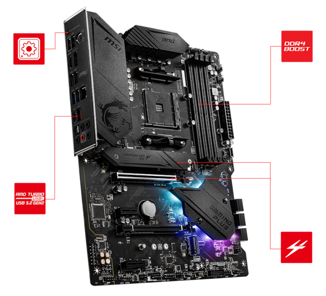 MSI MPG B550 GAMING PLUS MSI MPG B550 GAMING PLUS