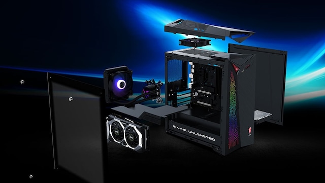 MSI Infinite X Komponenter som er enkle å oppgradere