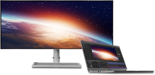 MSI 34" monitor Prestige PS341WU Display HDR 600 VESA MSI 34" monitor Prestige PS341WU Display HDR 600 VESA