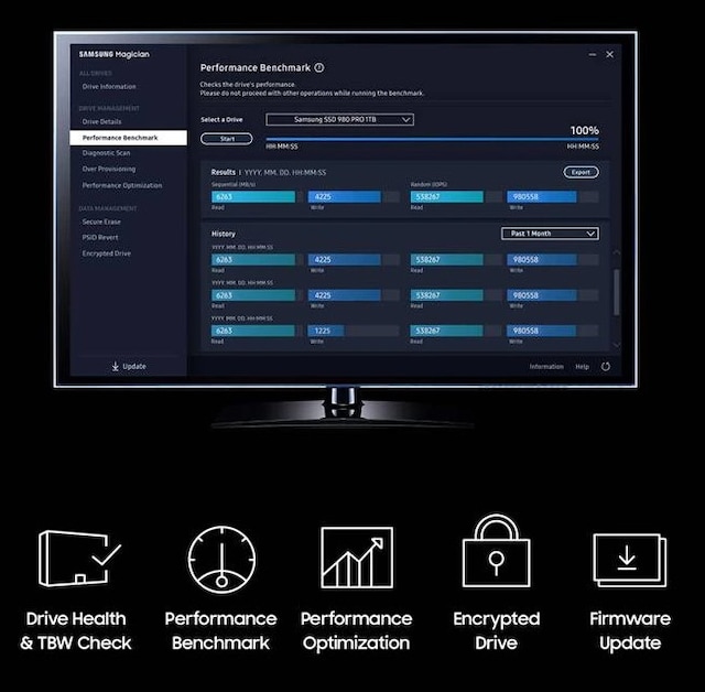 Samsung Magician-programvare Samsung Magician-programvare