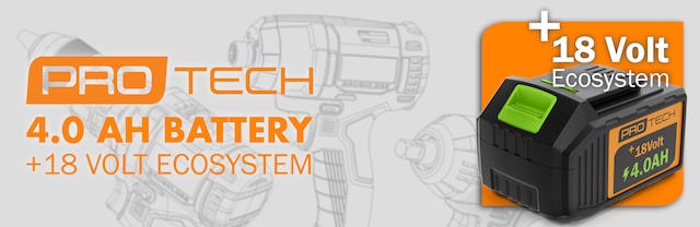 Protech 18 Volt 4,0 Ah-battery