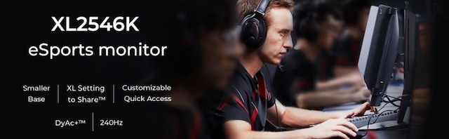 BenQ ZOWIE 25" gamingmonitor XL2546K BenQ ZOWIE 25" gamingmonitor XL2546K