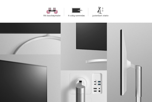 LG 32" 4K UltraFine skjerm 32UL950-W LG 32" 4K UltraFine skjerm 32UL950-W